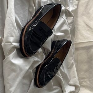 Franco Sarto Black Patent Leather Footwear